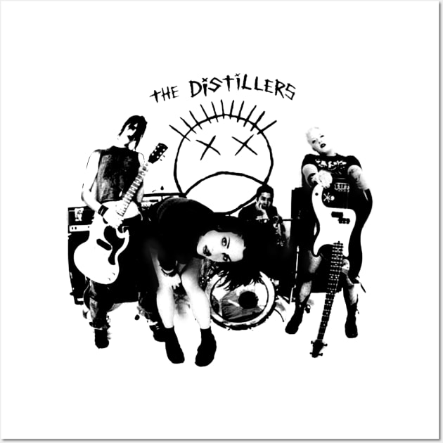 Live the music the distillers Wall Art by Tonykramp